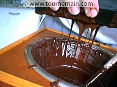Chocolats moulés - étape 3