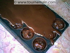 Chocolats moulés - étape 8
