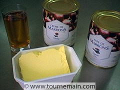 Crème de marrons - étape 0