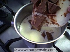 Ganache (rhum, vanille, café...) - étape 2