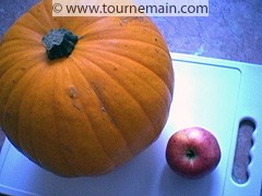 Courge halloween - étape 1