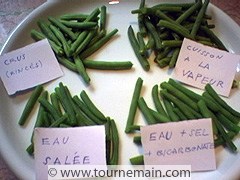 Cuire les légumes verts - étape 2