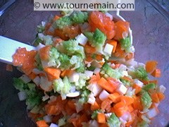 Salade de croquants - étape 4