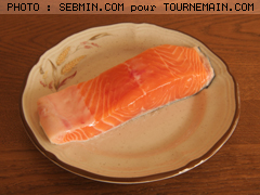 Tagliatelles au saumon - étape 2